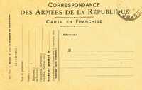  1914-1918 Formulaire Correspondance des armées de la République Form Correspondence of the armies of the Republic.jpg 